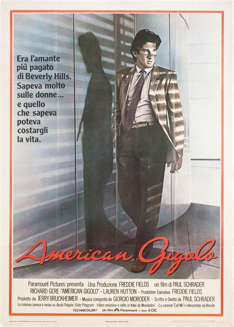 American Gigolo 1980 Italian Due Fogli Poster - Posteritati Movie ...