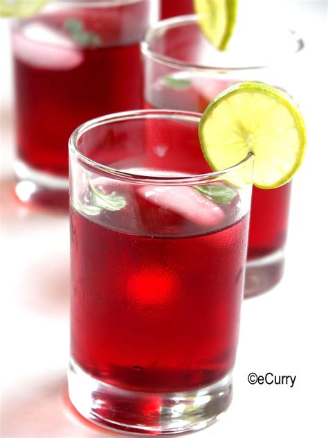 Flor de Jamaica Beverage | eCurry - The Recipe Blog