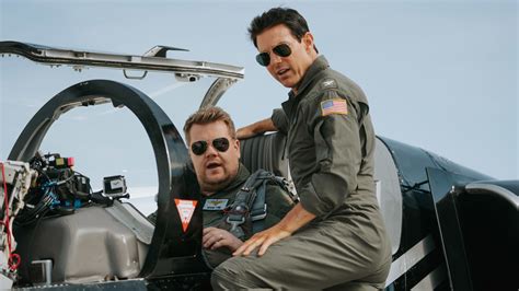 Tom Cruise Makes James Corden His Reluctant Goose on a Wild ‘Top Gun ...