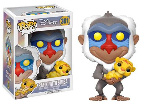 Funko Disney The Lion King Funko POP Disney Rafiki with Baby Simba ...