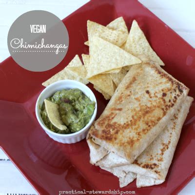 Crispy Chimichangas, Vegan Option - Practical Stewardship