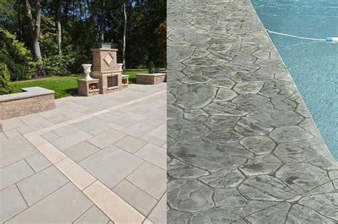 Stamped Concrete Patio Vs Pavers - Patio Ideas