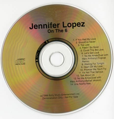 Jennifer Lopez - On The 6 (1999, CD) | Discogs