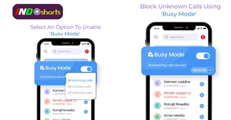 Best Call Blocker App: MY BUSY MODE » IND Shorts Apps News