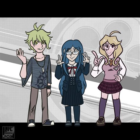 DRv3 Cast p4/6 by Lilgreenfox on DeviantArt