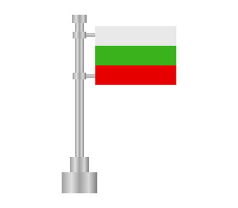 Premium Vector | Bulgarian flag