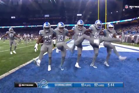 VIDEO: Detroit Lions celebration turns into the Detroit Rockettes - Pride Of Detroit