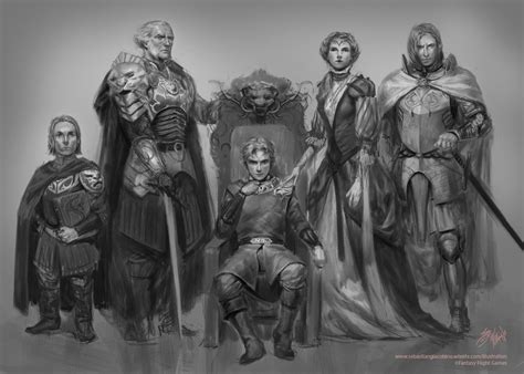 Lannister family by Sebastian Giacobino | Game of thrones, Personnages, H.o.t.d