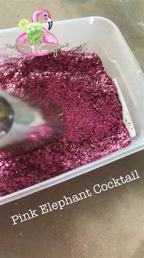 Pink Elephant Cocktail – The Drunk Flamingo Glitter