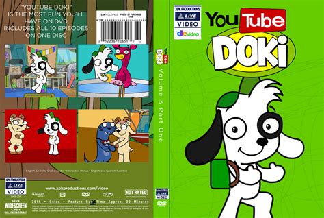 YouTube Doki Volume 3 Homemade DVD Cover by x-manthemovieguy on DeviantArt