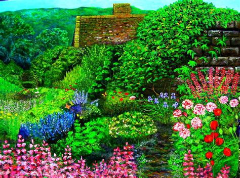 Magical Garden Painting by Michael Durst