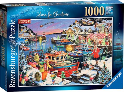 Ravensburger 13991 Home for Christmas Limited Edition 2019 1000pc Jigsaw Puzzle,: Amazon.co.uk ...