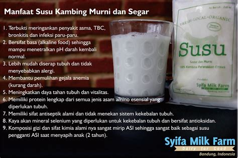 DELIVERY / ANTAR SUSU KAMBING ORGANIK CAIR SEGAR, KEFIR DAN YOGURT SUSU ...