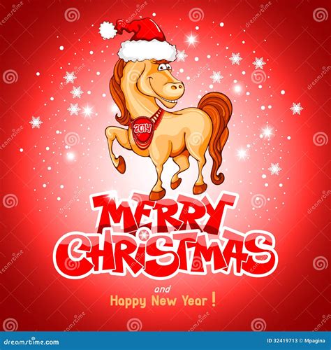 Merry Christmas card stock vector. Illustration of december - 32419713