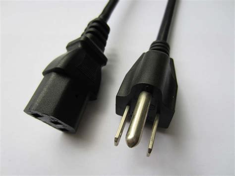 American 3-pin Power Plug with 10 to 15A Rated Current and 125V Voltage | tradekorea