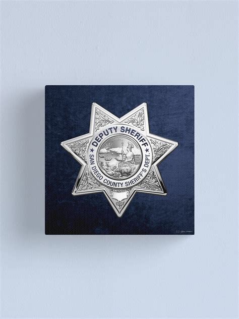 "San Diego County Sheriff's Department - SDSO Deputy Sheriff Badge over ...