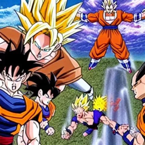 The most epic battle scene from Dragonball Z. | OpenArt