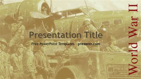 World War 2 Powerpoint Template Free - Printable Templates
