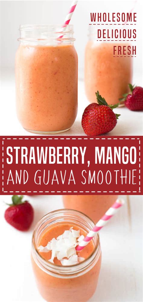 GUAVA SMOOTHIE | Juice smoothies recipes, Guava smoothie, Guava recipes