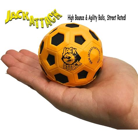 Jack Attack Xtreme High Bounce & Agility Ball “Street Rated” Great For ...