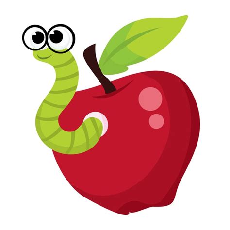 3,123 imágenes, fotos de stock, objetos en 3D y vectores sobre Apple worm cartoon | Shutterstock