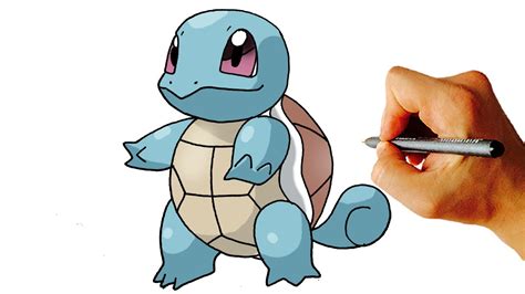 How to Draw Squirtle from Pokemon Step by Step Drawing Lesson