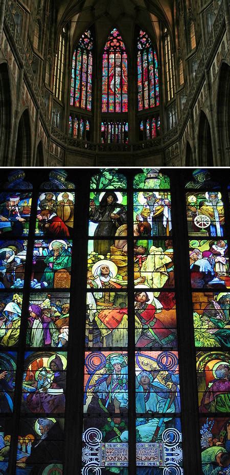 St. Vitus Cathedral Stained Glass Window (Czech Republic) | Natural Beauty