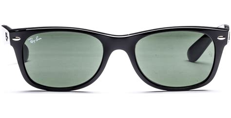 Ray-Ban New Wayfarer 2132 901 5218 Black/Crystal Green | Lensbest