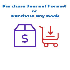 Purchase Journal Format or Purchase Day Book With Purchase Ledger Format