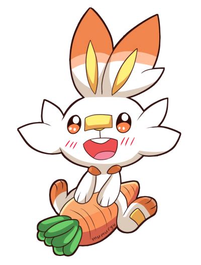 Pokemon - Scorbunny by mumuryu on DeviantArt