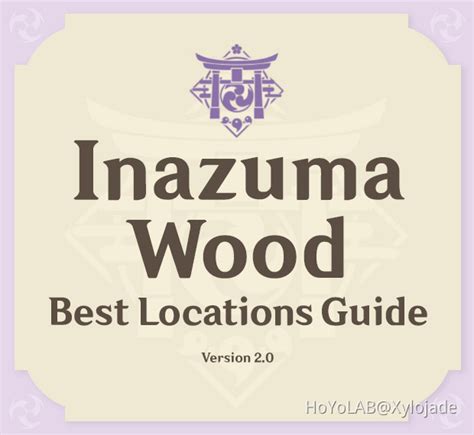 Inazuma Wood Best Locations Guide Genshin Impact | HoYoLAB