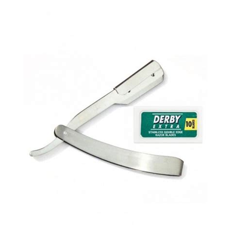 Professional Straight Edge Sharp Razor 10 Free Blades - Buyon.pk