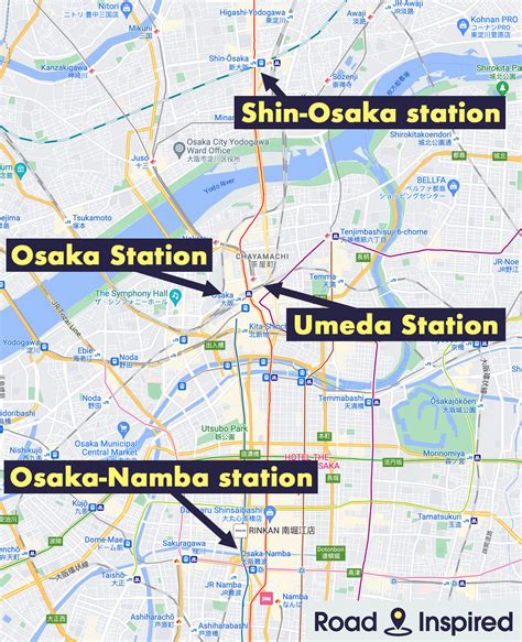 Osaka Station vs. Umeda Station vs. Shin-Osaka station vs. Osaka-Namba station - Road Inspired