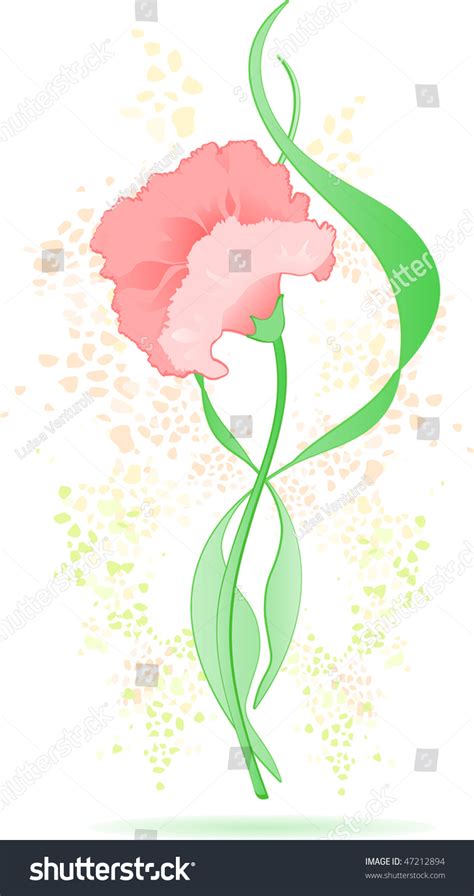 Carnation Pink Background Vector Stock Vector (Royalty Free) 47212894 | Shutterstock