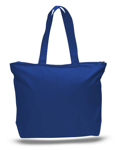 Canvas Tote Bags with Zipper, Heavy Canvas Zippered Tote Bag