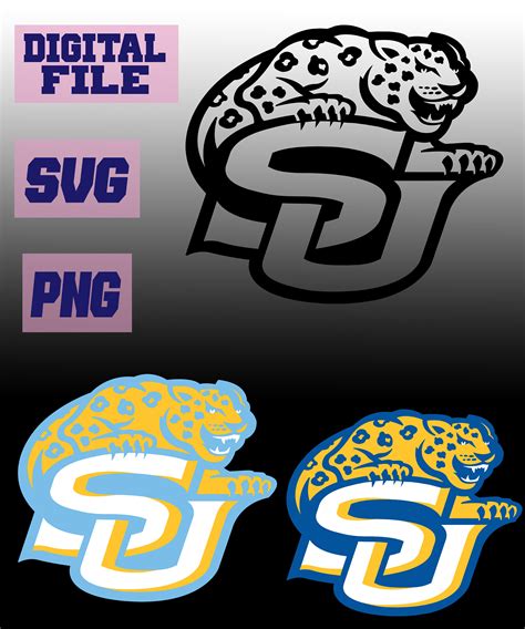 Svg Png Southern University Jaguars Cut File for - Etsy