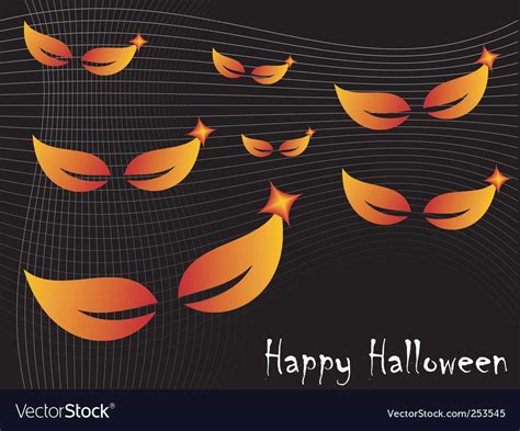 Halloween eyes Royalty Free Vector Image - VectorStock