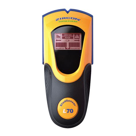 Zircon StudSensor OneStep L70 - Centre-Finding Stud Finder Manual | ManualsLib