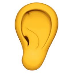 Ear Emoji (U+1F442)