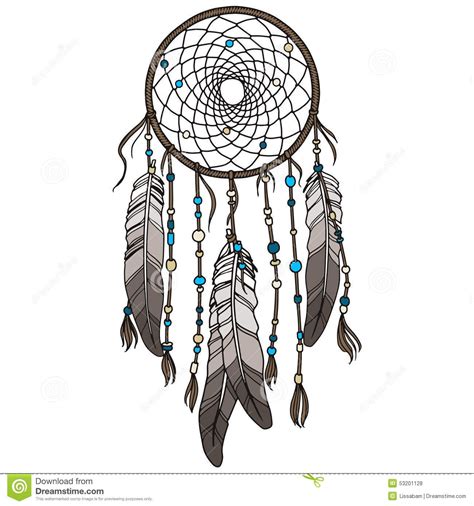 Native American Dreamcatcher Drawings