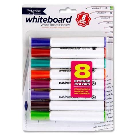 Whiteboard Markers Asstd Pack of 8 – ABC School Supplies