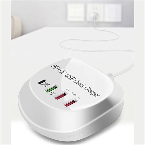 USB Charging Station with 4 Ports & Fast Charging for Multiple Devices – GizModern