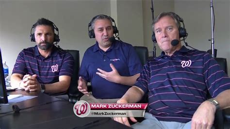 Mark Zuckerman joins Bob Carpenter and F.P. Santangelo in booth | Bob, Mens tops, Men