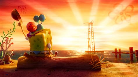 1920x1080 Resolution SpongeBob Near Sunset 1080P Laptop Full HD Wallpaper - Wallpapers Den