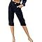 Amazon.com: Customer reviews: APIVOE Linen Capri Pants for Women Summer ...