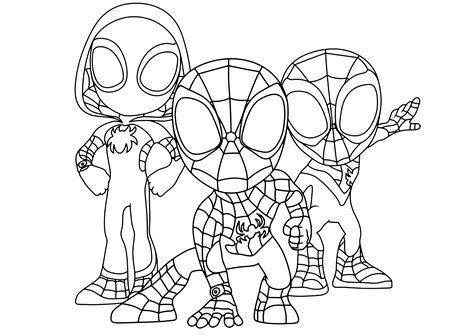 Spider-Man Into the Spider Verse characters in Kawaii mode - Spider-Man ...