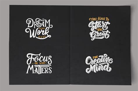 Hand Lettering Motivational Quotes on Behance