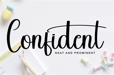 Confident Font by Sansana · Creative Fabrica