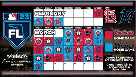 Cardinals announce 2023 Spring Training Schedule - News from Rob Rains ...