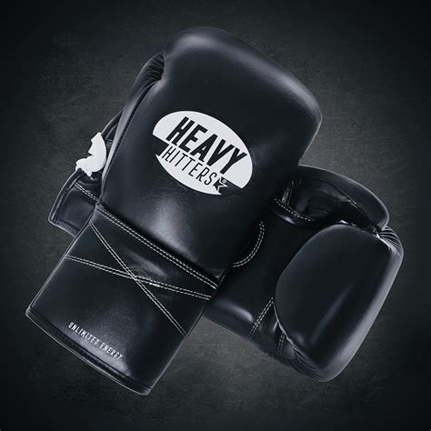 HEAVY HITTERS :: Heavy Hitters Champion Lace-up Boxing Gloves H6-F-BK